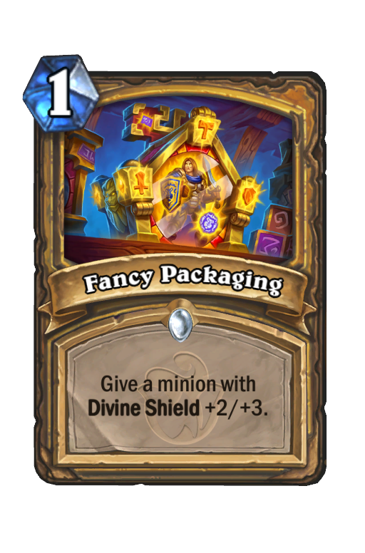 Fancy Packaging Hearthstone kártya