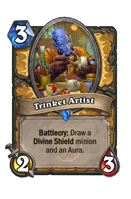 Trinket Artist Hearthstone kártya