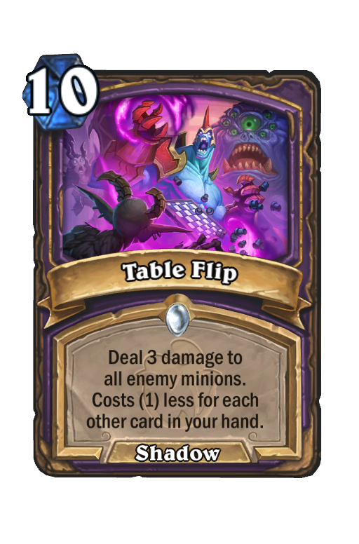 Table Flip Hearthstone kártya