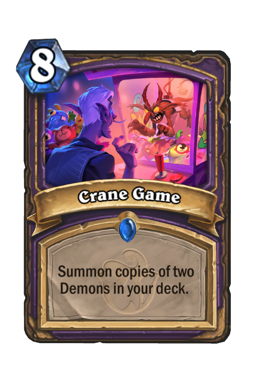 Crane Game Hearthstone kártya