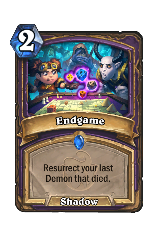 Endgame Hearthstone kártya