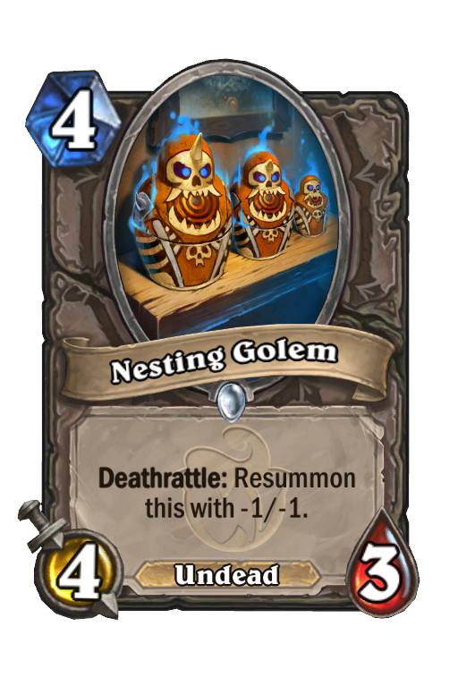 Nesting Golem Hearthstone kártya