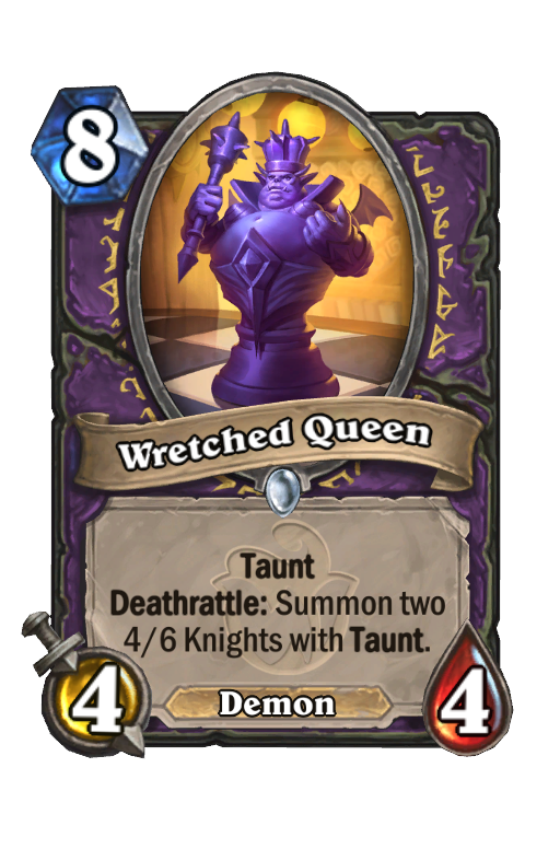 Wretched Queen Hearthstone kártya