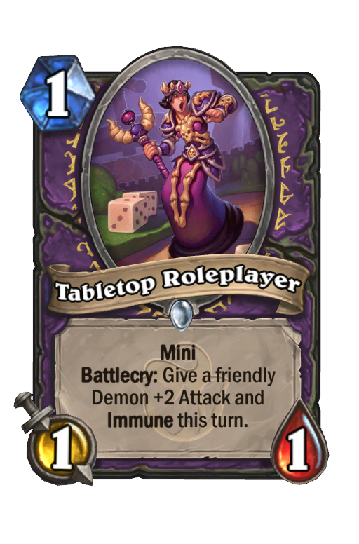 Tabletop Roleplayer Hearthstone kártya