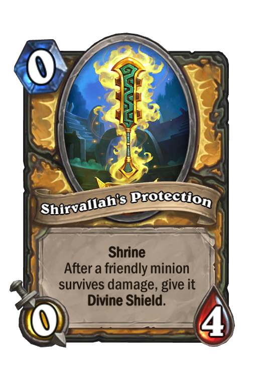 Shirvallah's Protection Hearthstone kártya