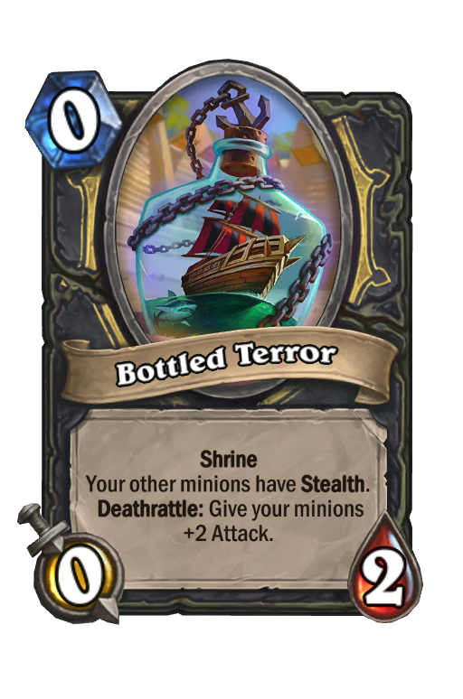 Bottled Terror Hearthstone kártya