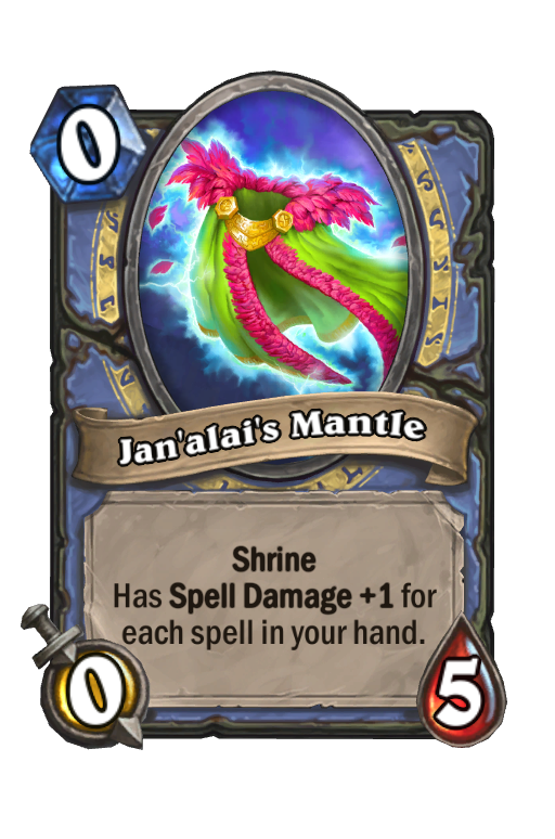 Jan'alai's Mantle Hearthstone kártya