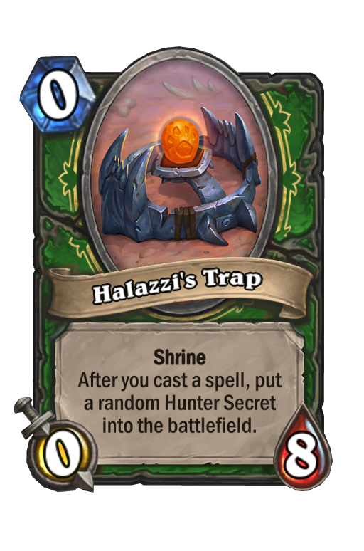 Halazzi's Trap Hearthstone kártya