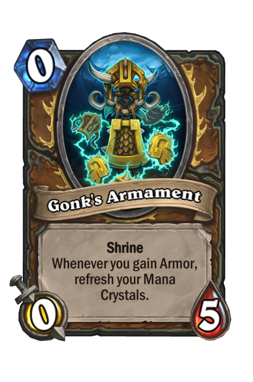 Gonk's Armament Hearthstone kártya