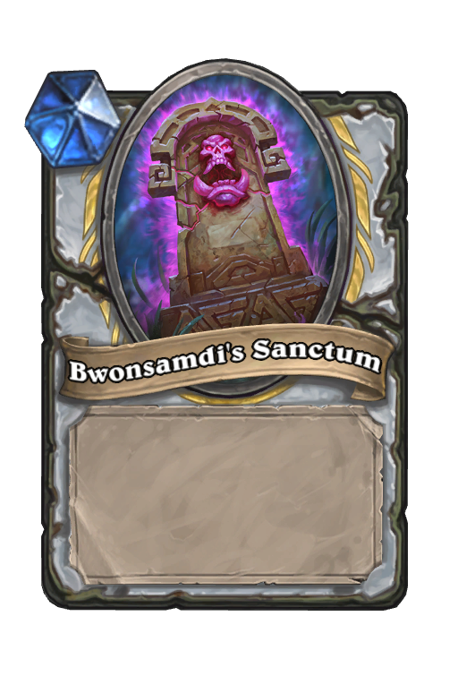 Bwonsamdi's Sanctum Hearthstone kártya