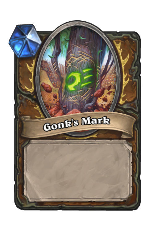 Gonk's Mark Hearthstone kártya