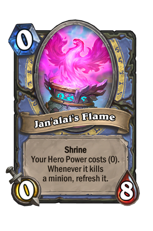 Jan'alai's Flame Hearthstone kártya
