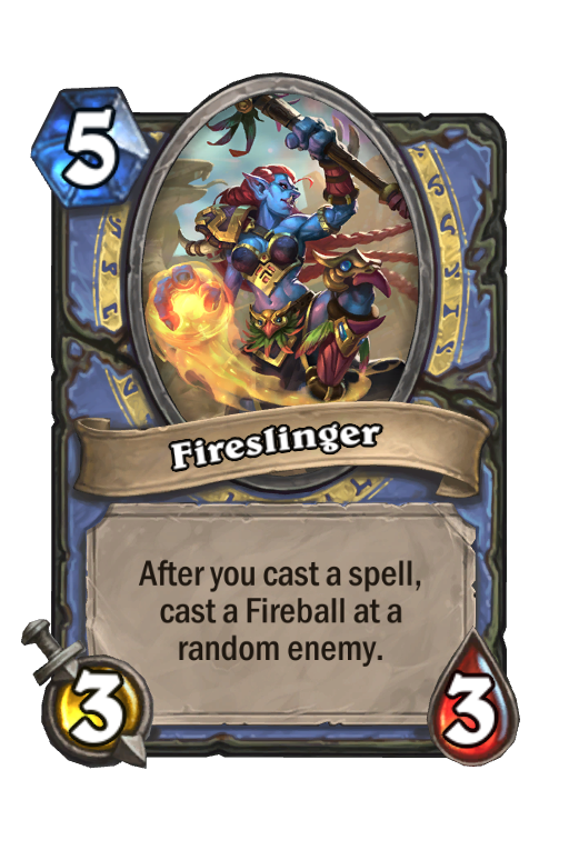 Fireslinger Hearthstone kártya