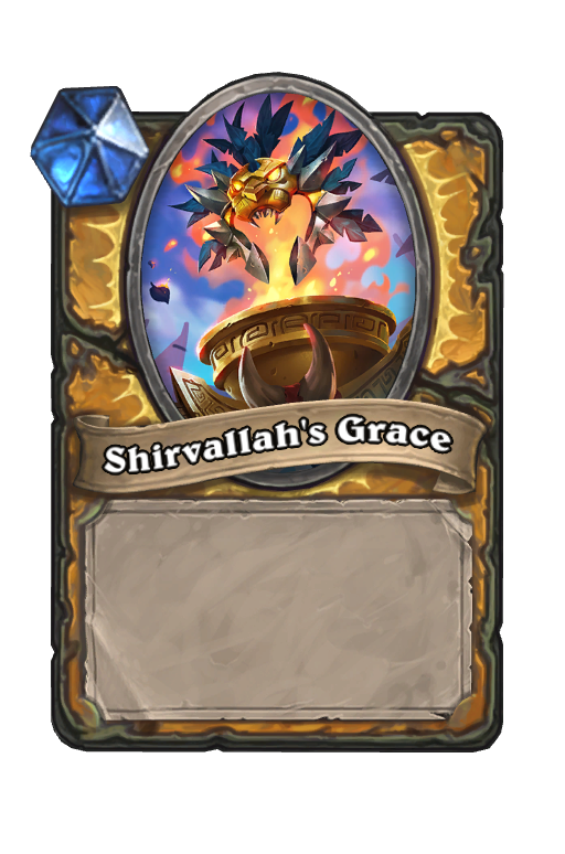 Shirvallah's Grace Hearthstone kártya