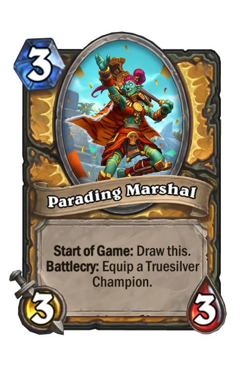 Parading Marshal Hearthstone kártya