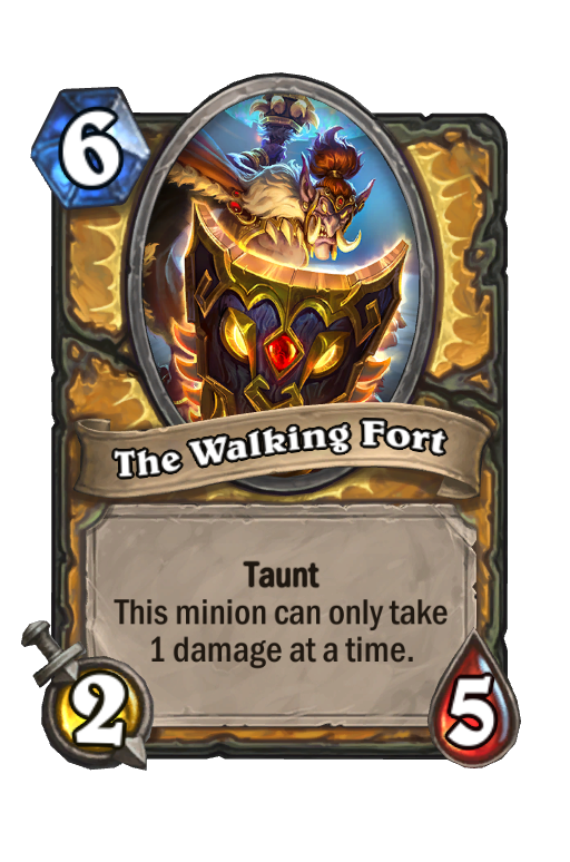 The Walking Fort Hearthstone kártya