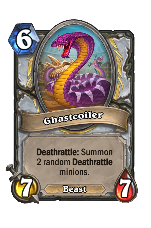 Ghastcoiler Hearthstone kártya