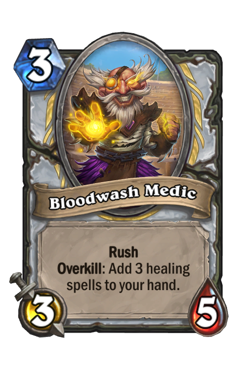 Bloodwash Medic Hearthstone kártya