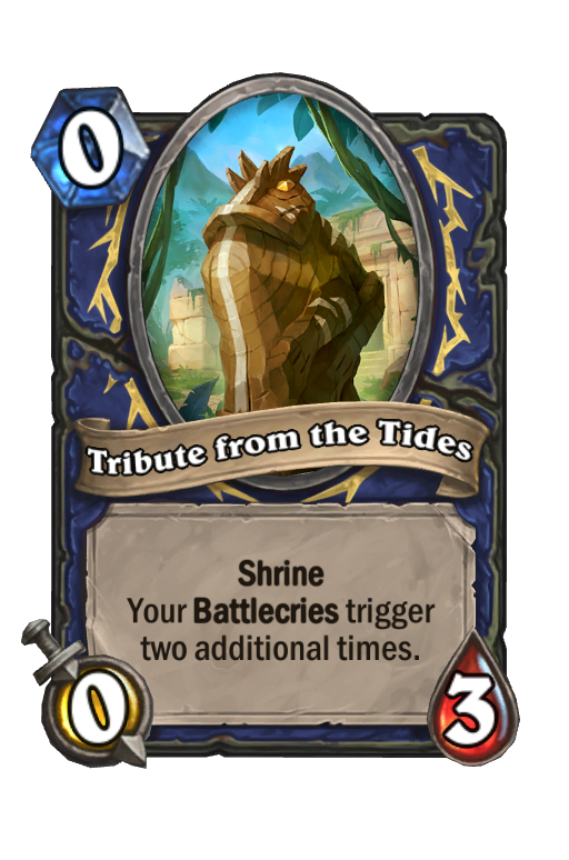 Tribute from the Tides Hearthstone kártya