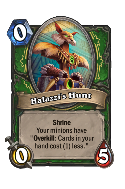 Halazzi's Hunt Hearthstone kártya