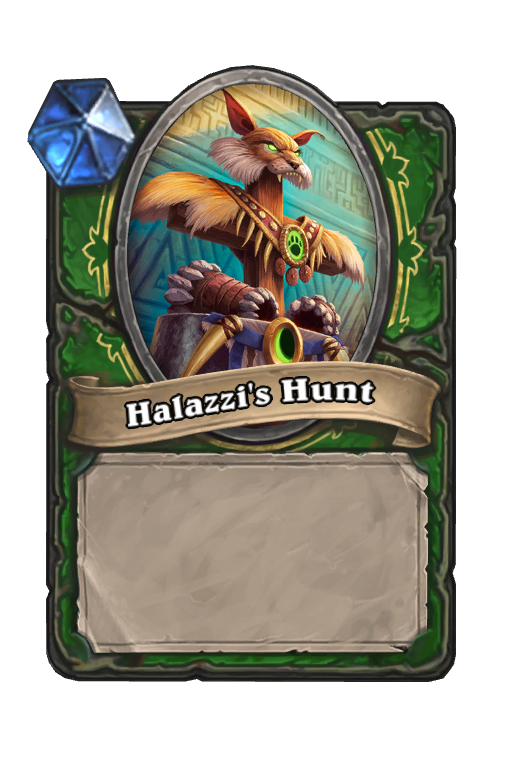 Halazzi's Hunt Hearthstone kártya