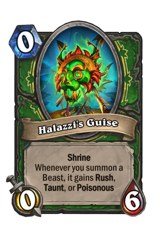 Halazzi's Guise Hearthstone kártya