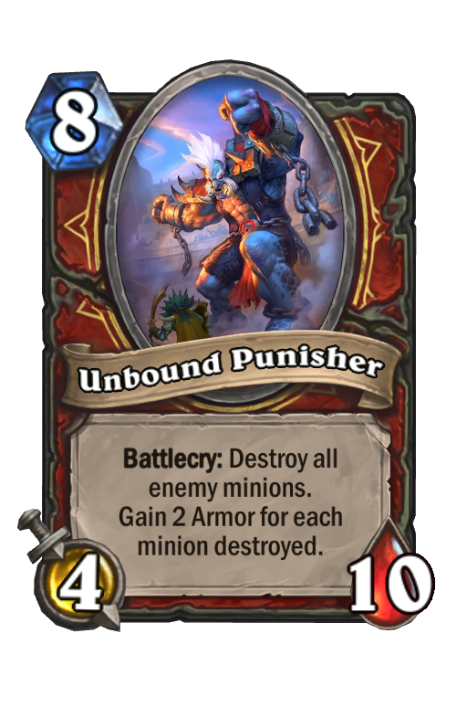 Unbound Punisher Hearthstone kártya