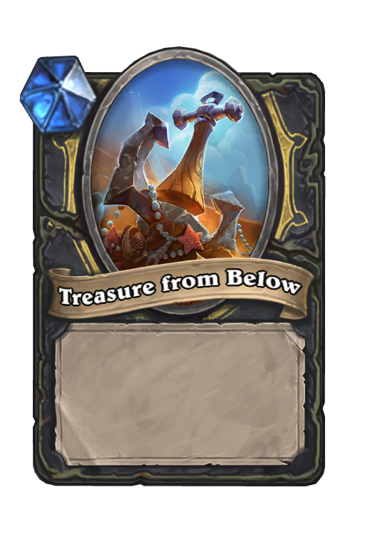 Treasure from Below Hearthstone kártya