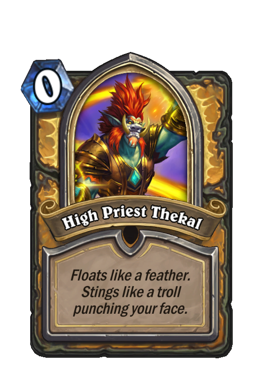 High Priest Thekal Hearthstone kártya