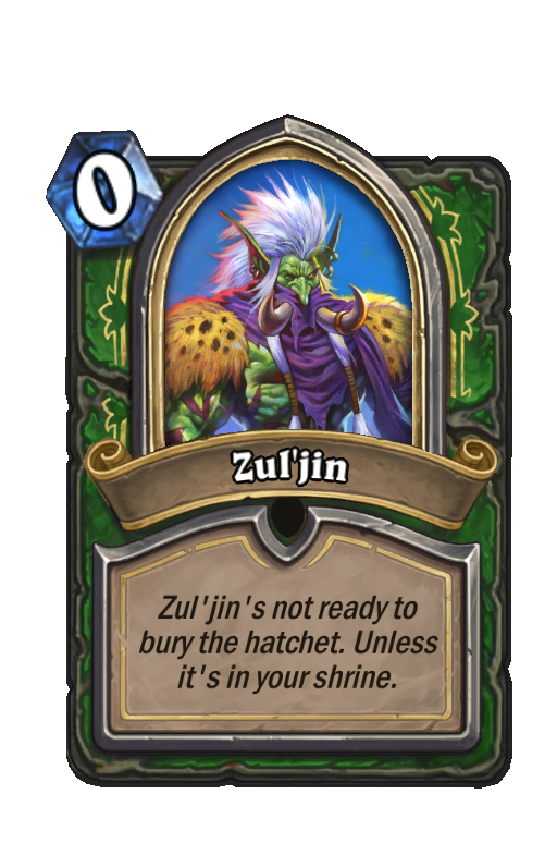 Zul'jin Hearthstone kártya