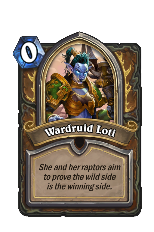 Wardruid Loti Hearthstone kártya