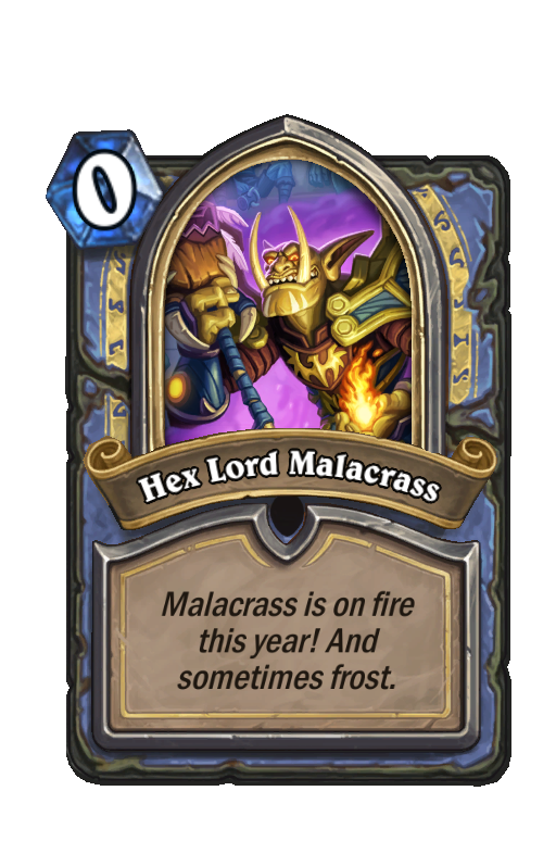 Hex Lord Malacrass Hearthstone kártya