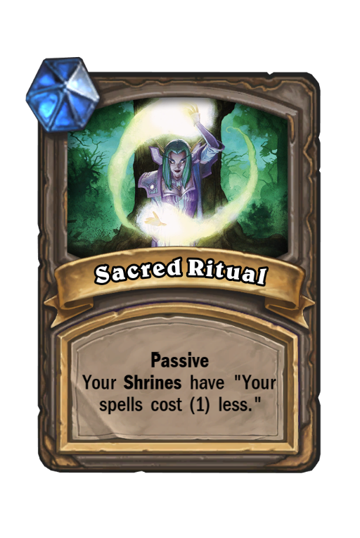 Sacred Ritual Hearthstone kártya