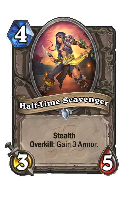 Half-Time Scavenger Hearthstone kártya