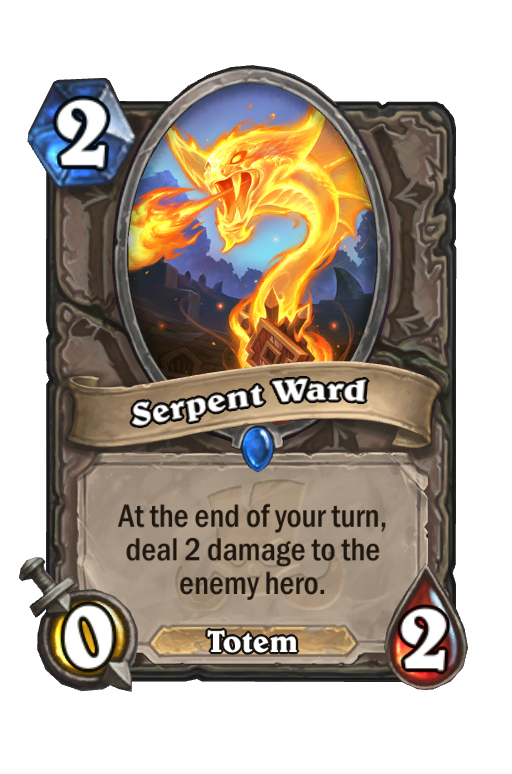 Serpent Ward Hearthstone kártya