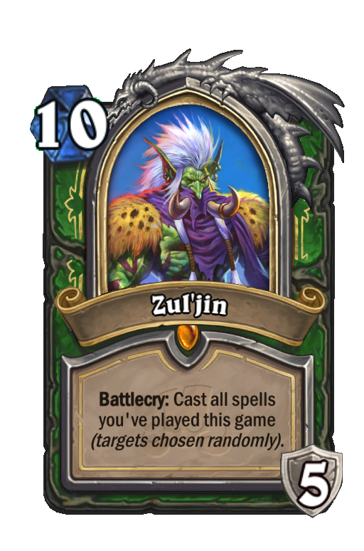 Zul'jin Hearthstone kártya