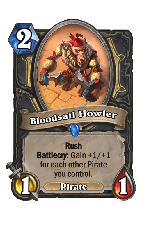 Bloodsail Howler Hearthstone kártya