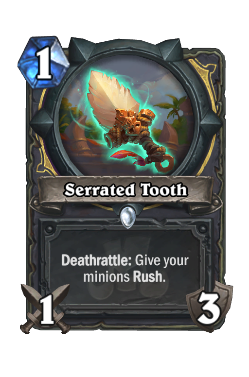 Serrated Tooth Hearthstone kártya
