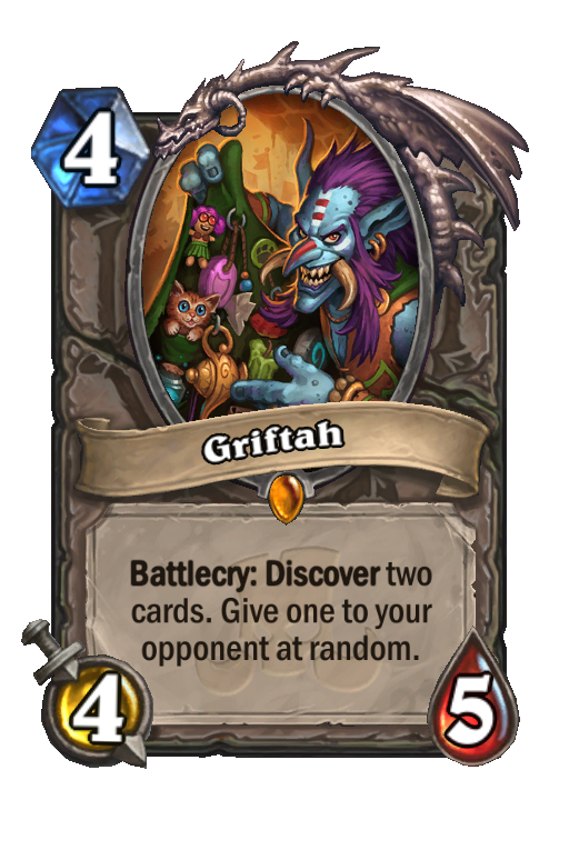 Griftah Hearthstone kártya
