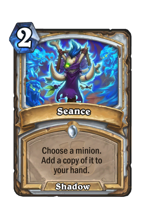Seance Hearthstone kártya