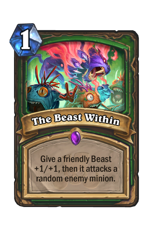 The Beast Within Hearthstone kártya