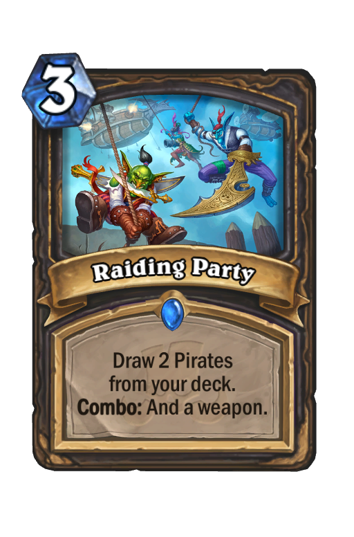 Raiding Party Hearthstone kártya