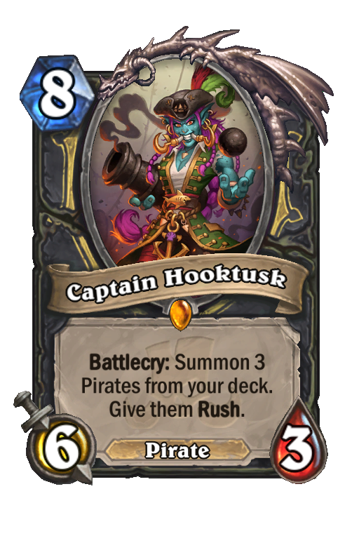 Captain Hooktusk Hearthstone kártya