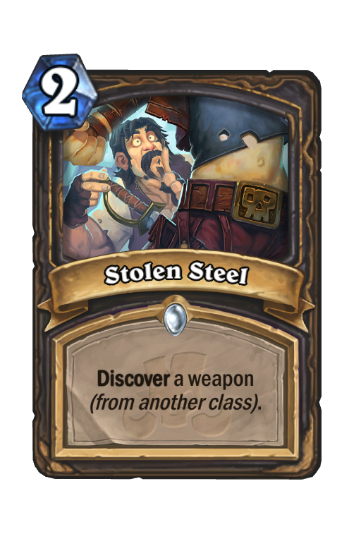 Stolen Steel Hearthstone kártya