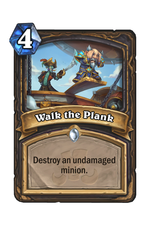 Walk the Plank Hearthstone kártya