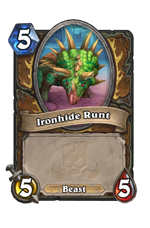 Ironhide Runt Hearthstone kártya