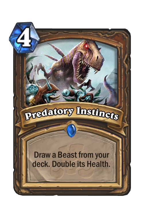 Predatory Instincts Hearthstone kártya