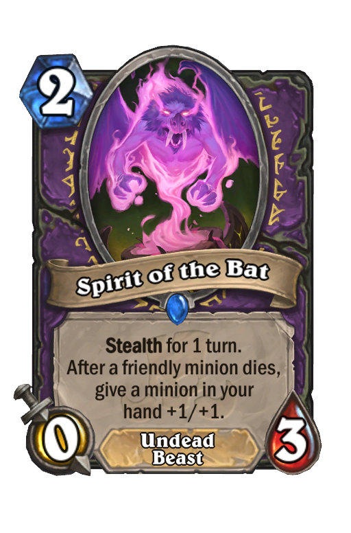 Spirit of the Bat Hearthstone kártya