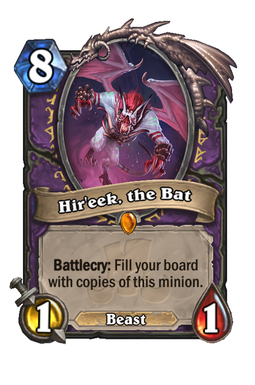 Hir'eek, the Bat Hearthstone kártya