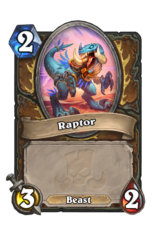 Raptor Hearthstone kártya